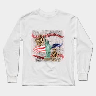 The Statue of Liberty baseball Long Sleeve T-Shirt